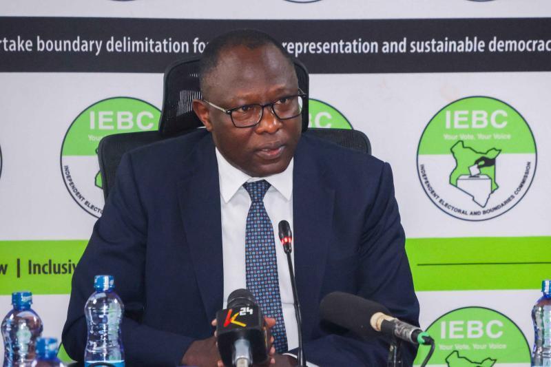 File image of IEBC Chair Erastus Edung Ethekon.
